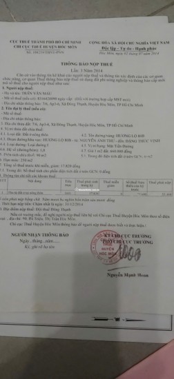 BÁN NHÀ TẠI TRỊNH THỊ DỐI - 57.5M2 CCVB CHỈ 1TỶ370. LH:0865189350.