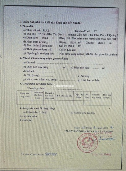 TÔI CẦN BÁN NHÀ, SỔ ĐỎ CHÍNH CHỦ - TỔNG DIỆN TÍCH 158,4MV - 2.5 TỶ. LH:0902295065.