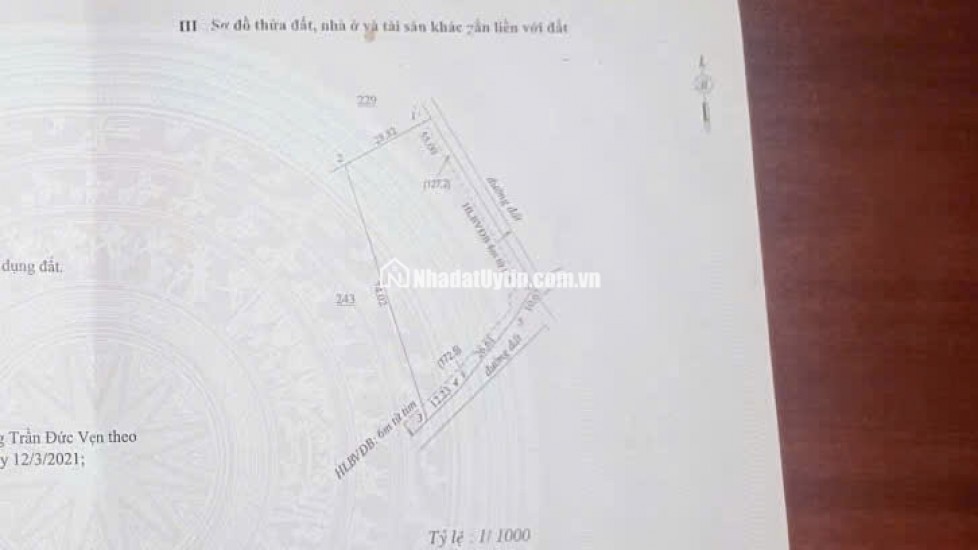 BÁN ĐẤT TÂN LỢI ĐỒNG PHÚ - FULL THỔ CƯ - SHR - GIÁ CHỈ 350TR/LÔ. LH:0363082064.