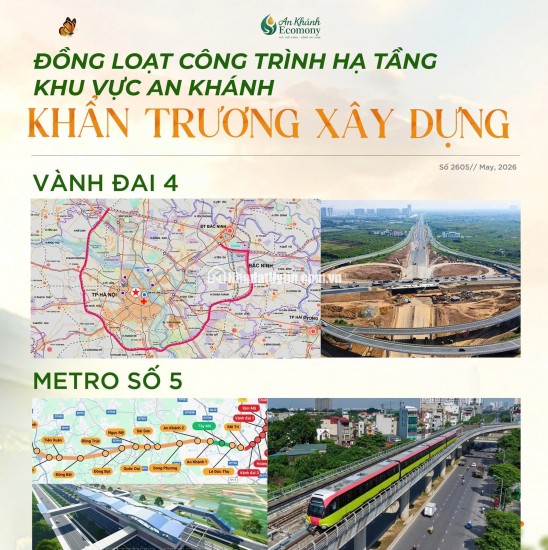 BÁN LIỀN KỀ TẶNG XE DỰ ÁN ECOMONY BẮC AN KHÁNH