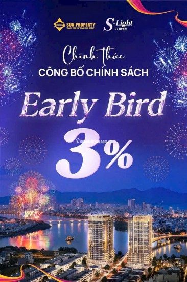 S-Light Tower Sun Group Đà Nẵng | Booking sớm – Ưu đãi Early Bird 3%