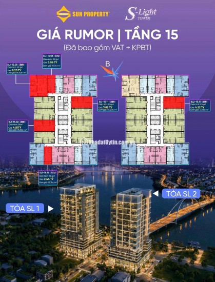 S-Light Tower Sun Group Đà Nẵng | Booking sớm – Ưu đãi Early Bird 3%