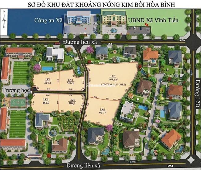  BÁN ĐẤT KHOÁNG NÓNG NGHỈ DƯỠNG TẠI VĨNH TIẾN – KIM BÔI – HÒA BÌNH