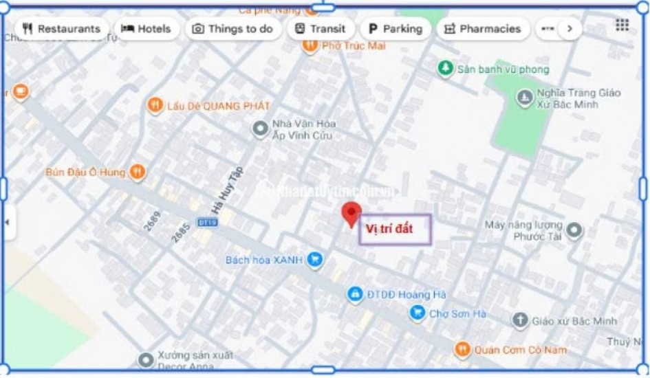 CHÍNH CHỦ BÁN ĐẤT FULL THỔ CƯ 285M2 KHU DÂN CƯ HIỆN HỮU. LH:0984682356.