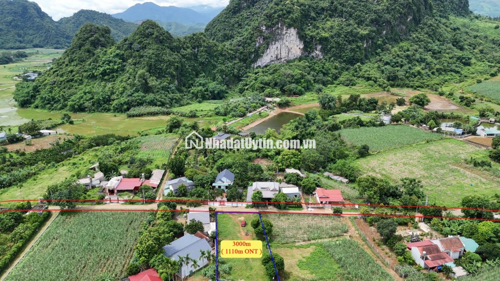  BÁN 3.000m² ĐẤT NGHỈ DƯỠNG KIM BÔI – 1.110m² THỔ CƯ 