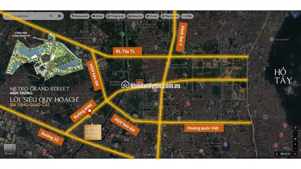 Dự án Metro Grand Street Mỹ Đình, nhà phố 2 mặt tiền ngay trung tâm Mỹ Đình