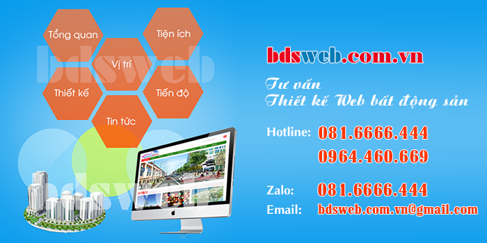 Thiết kế web nhà đất, thiết kế website bất động sản